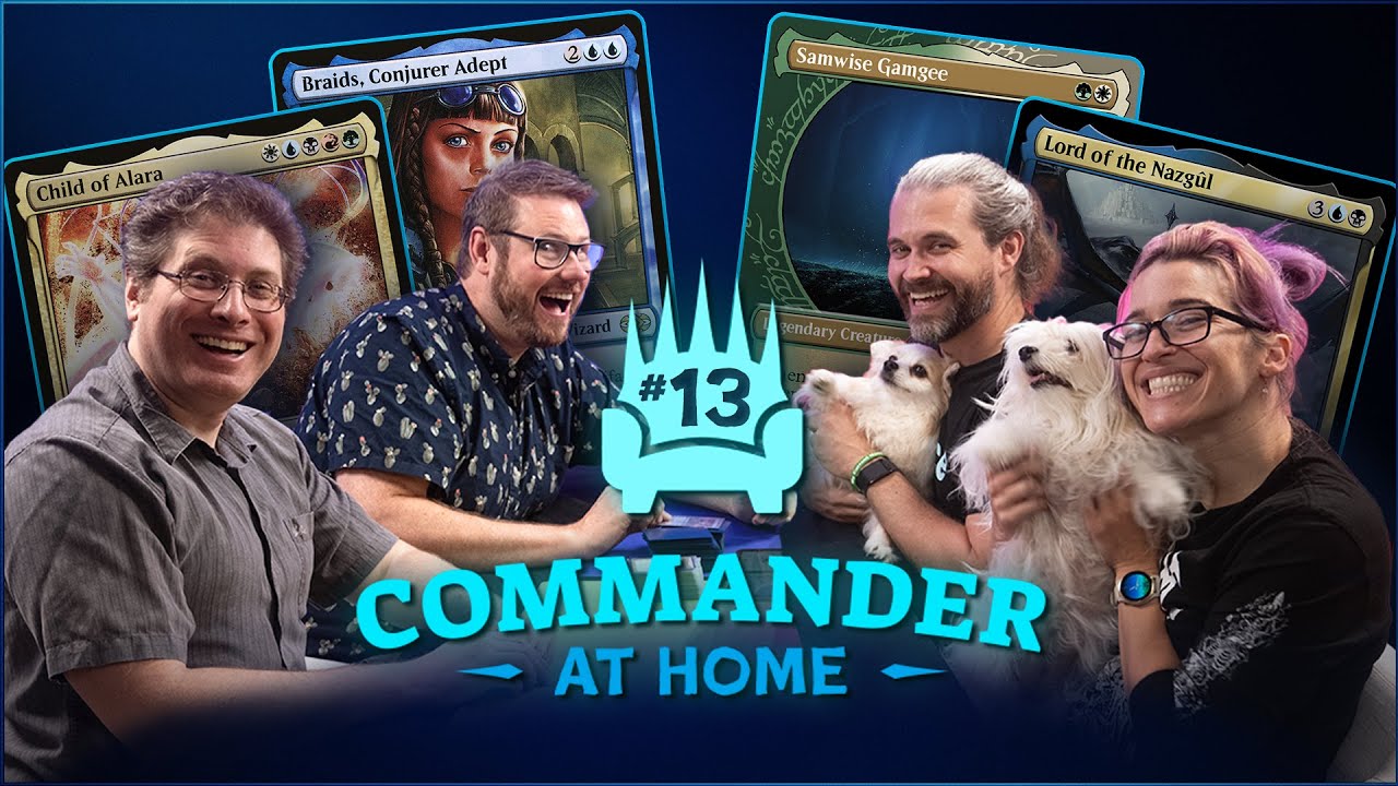 Commander at Home #13 - Samwise vs Nazgul vs Braids vs Child of Alara feat JumboCommander and Chris