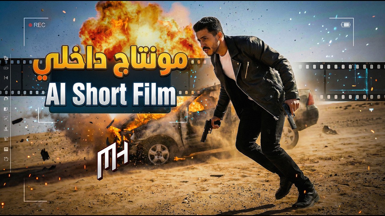 عملت فيلم قصير كامل بالـ AI في البيت! 🤯 | تجربة سينمائية