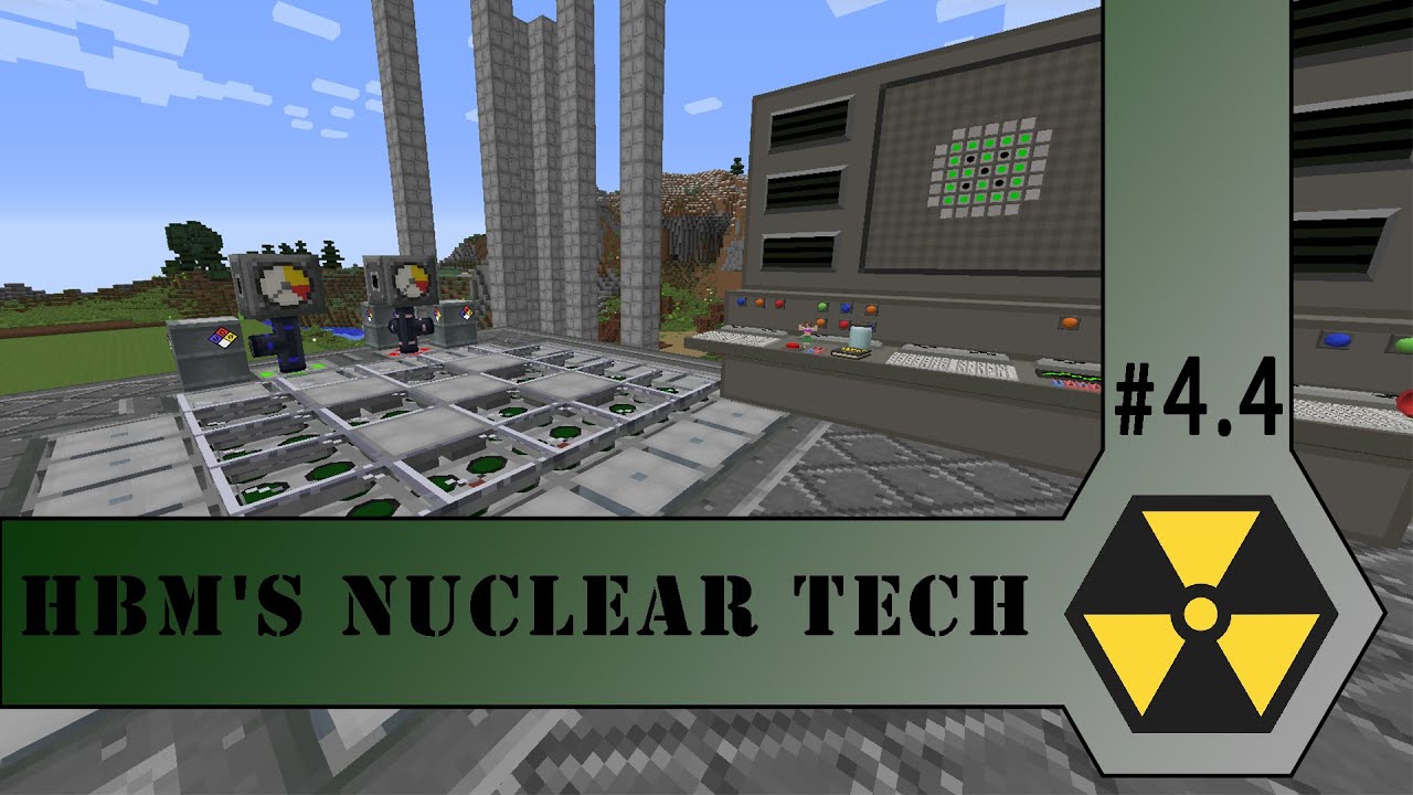 ☢ Обзор мода Hbm's Nuclear Tech | Часть 4.4 | Настройки РБМК | Minecraft 1.7.10