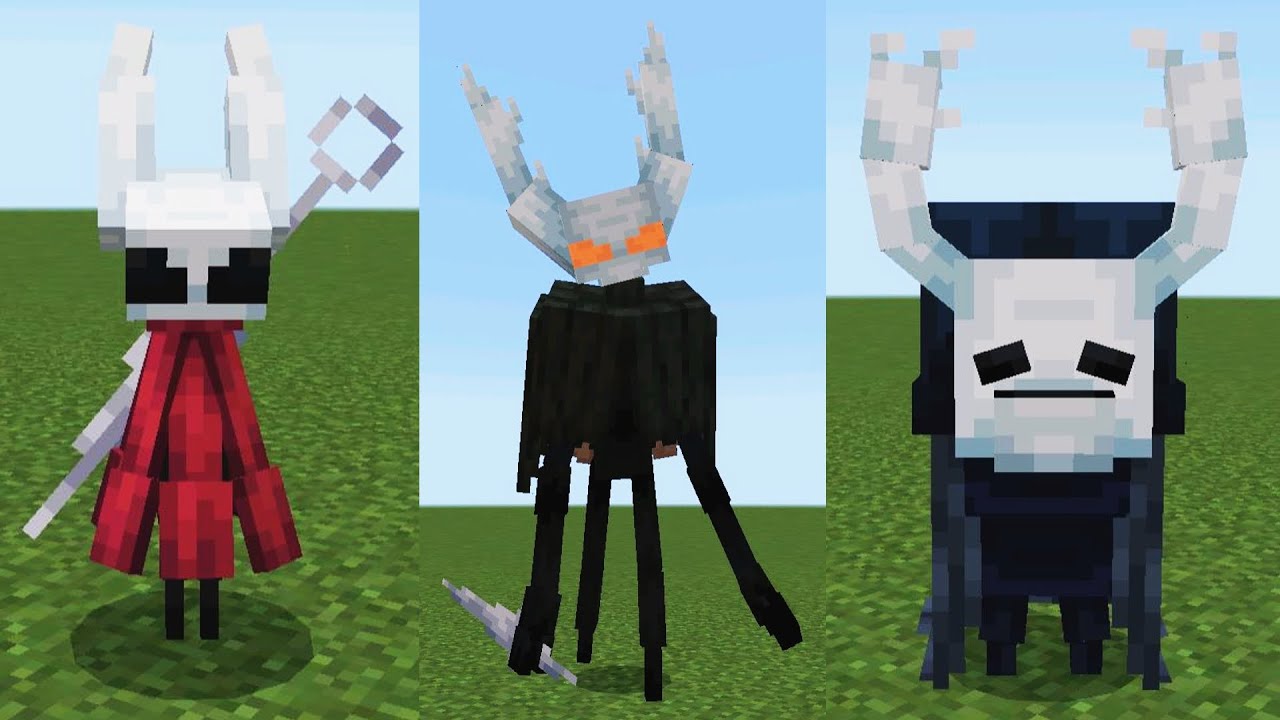 Hollow Knight Silksong addon in Minecraft PE Bedrock edition