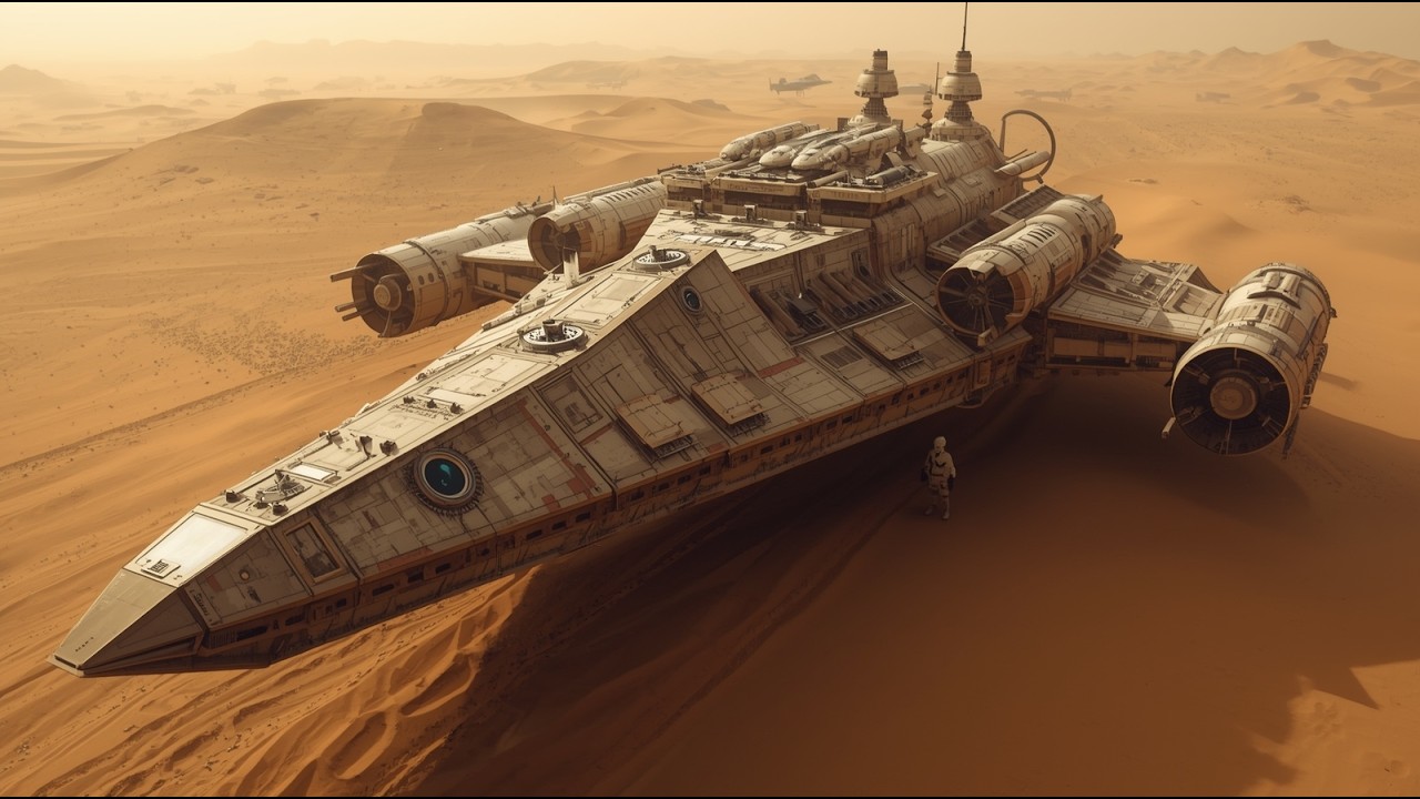 The Galaxy Left a Colossal Starship to Die—One Human Mechanic Revived It Into a Superweapon