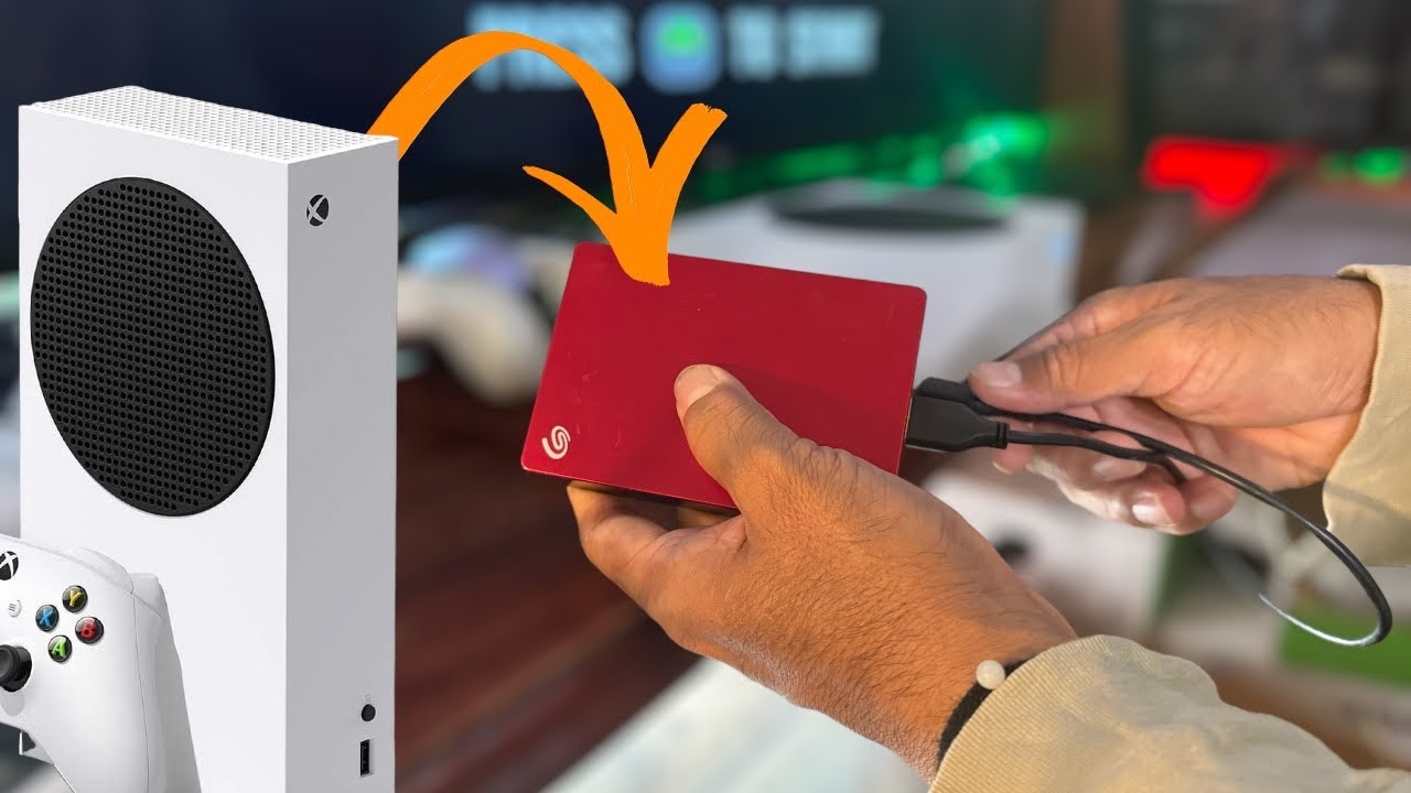 Cómo pasar juegos de un Xbox Series S a un Disco duro externo USB ?