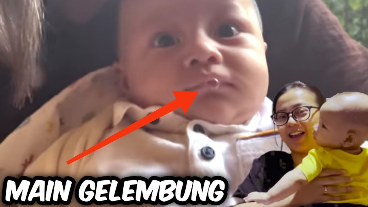 DEDEK HO SUDAH BISA MAIN GELEMBUNG DI AJARIN DEDEK RAZKA@galerikiano