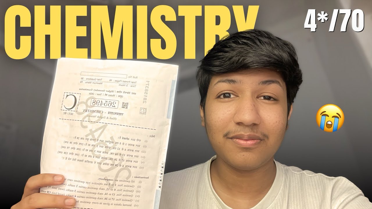 Chemistry Board Exam Tough? 😱🥶 | My Honest Reaction + Experience 