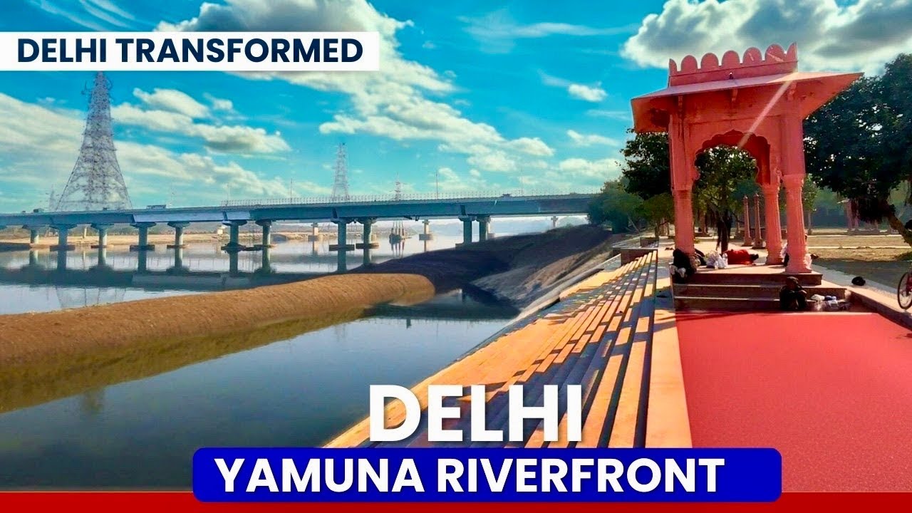 Delhi’s Yamuna Riverfront Will Blow Your Mind! | India’s New Urban Marvel 🇮🇳