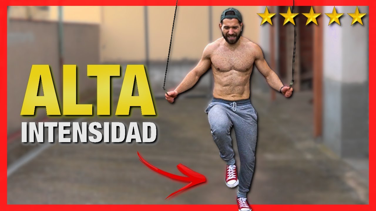 🔥10 Minutos de Cardio HIIT Muy INTENSO (SALTAR la CUERDA 2021)