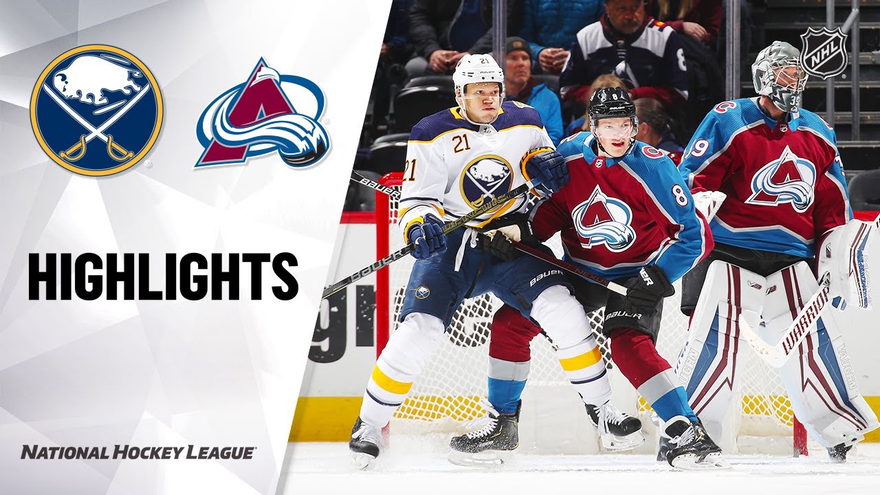NHL Highlights | Sabres @ Avalanche 2/26/20