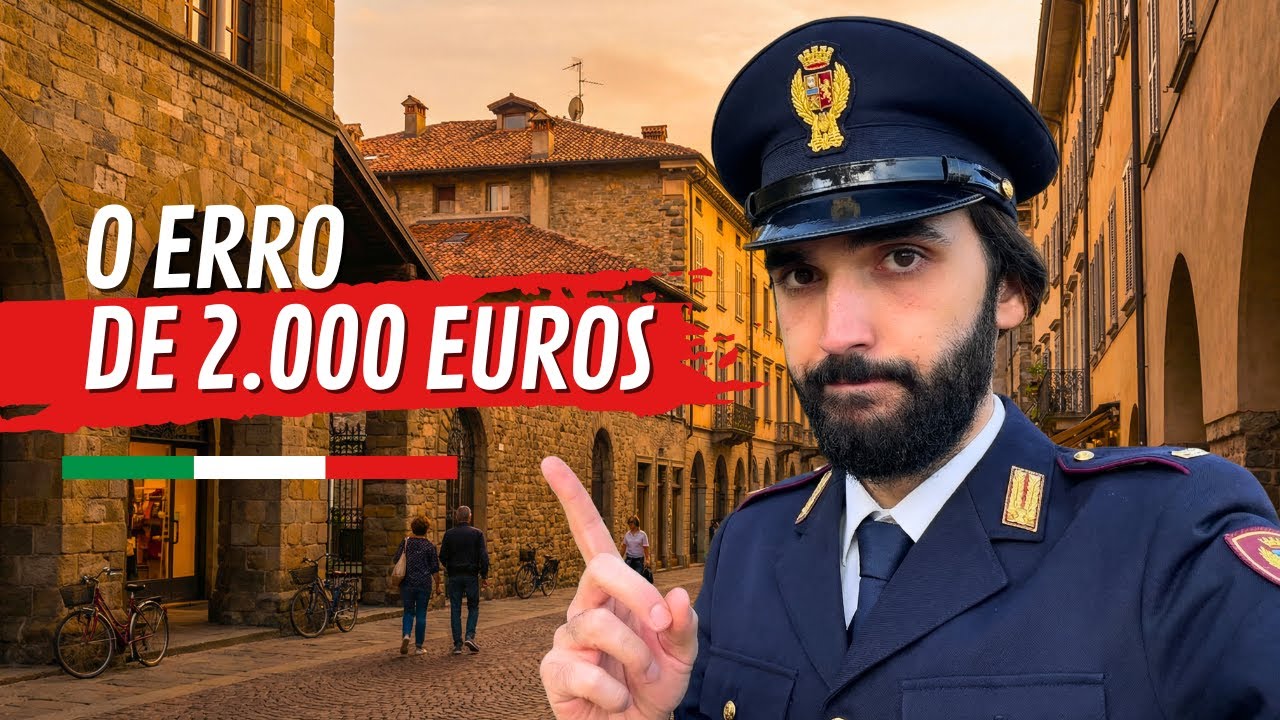 MULTA DE 2.000 EUROS NA CHEGADA À ITÁLIA (Não cometa esse erro!)