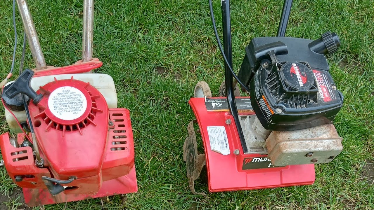 Murray 2 stroke 10 Inch tiller VS Mantis 2 stroke 9 Inch tiller. Which one is better?