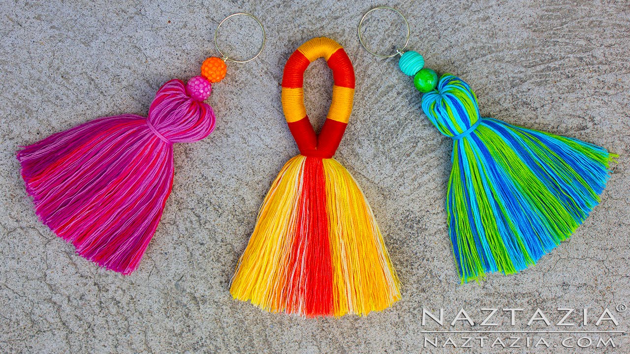 HOW to MAKE a TASSEL - DIY Easy Simple TASSELS Tutorial