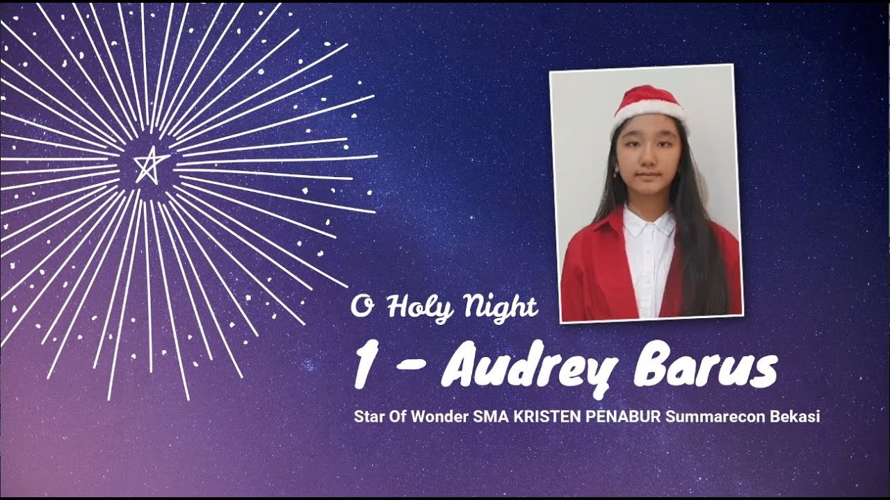 O Holy Night - Audrey Barus