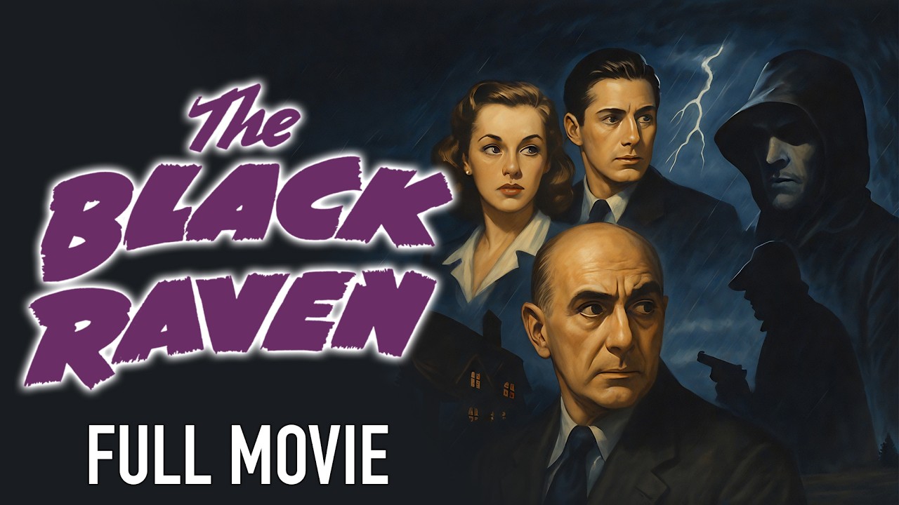 The Black Raven (1943) | Full Mystery Movie | Old Dark House Thriller with George Zucco