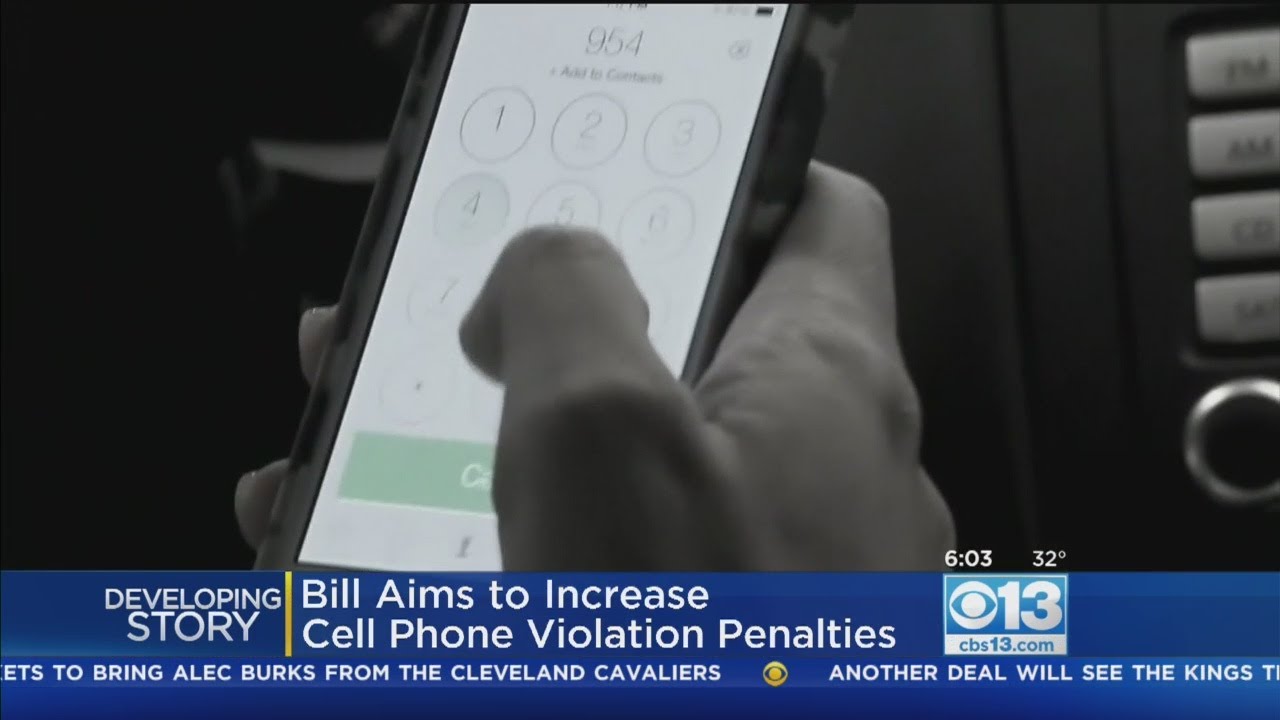Driving While Using Your Cellphone Could Count As A Violation Point On Driving Record