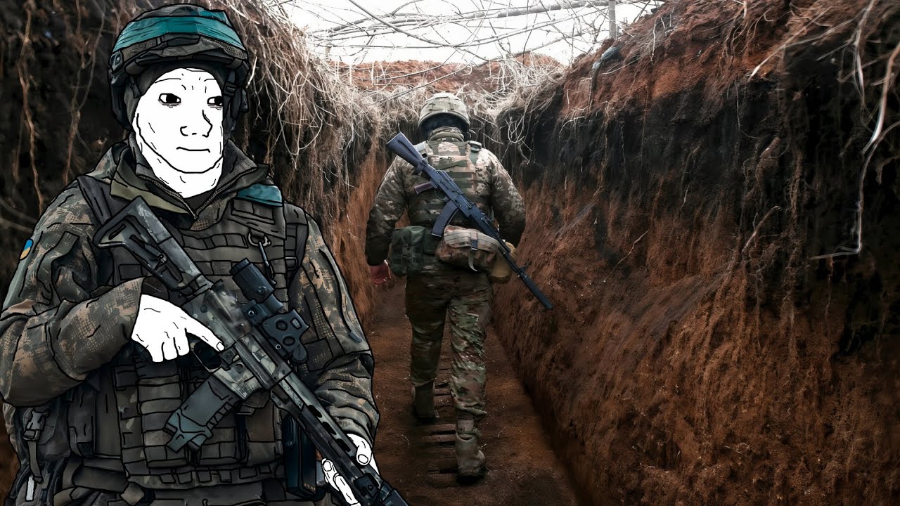 Soldier / Солдат but you're a Ukrainian in the trenches of Avdiivka