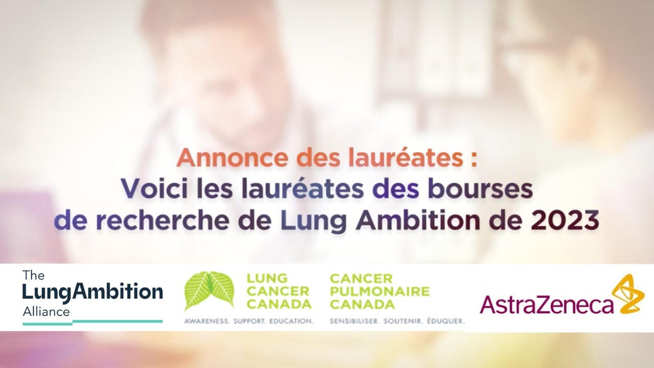 Annonce des lauréates de Bourses Lung Ambition de 2023!