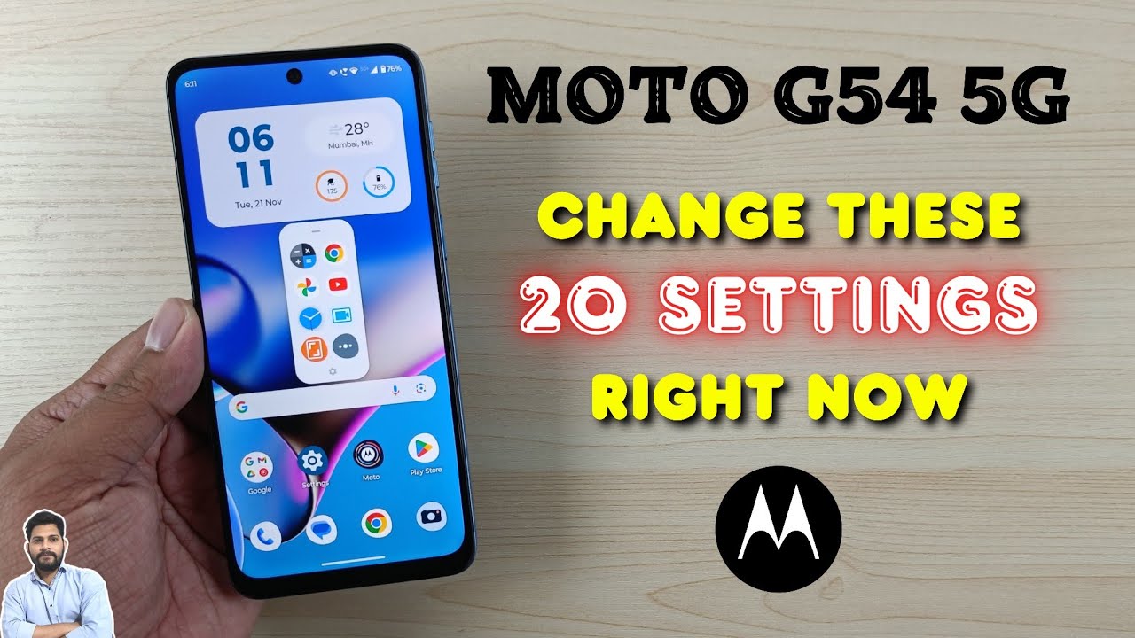 Moto G54 5G : Change These 20 Settings Right Now