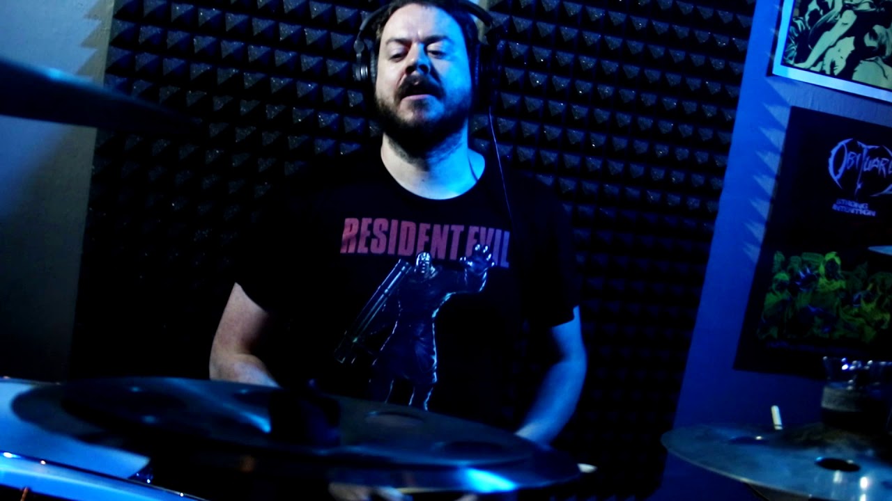 CAST THE STONE- AS THE DEAD LIE drum playthrough