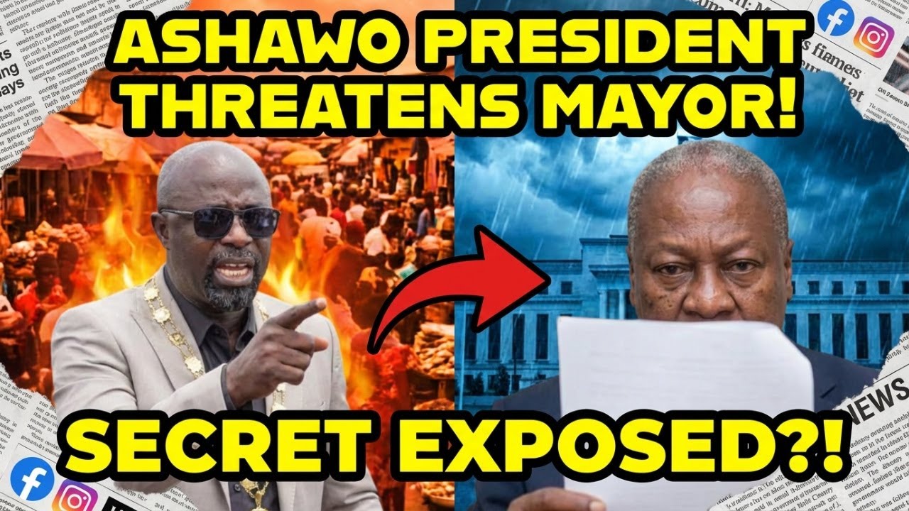 🔥 Kumasi “Ashawo President” Threatens to EXPOSE Mayor — What Is He Hiding?!