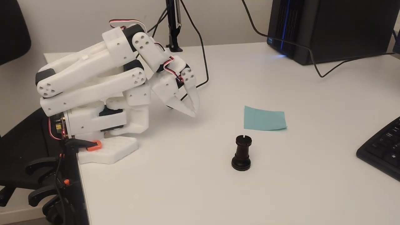 Embodied AI: Robotic arm (SO-101) automatic chess manipulation using LeRobot