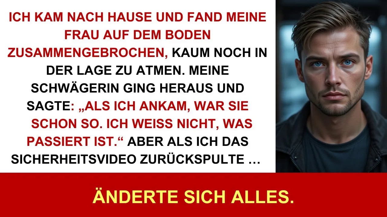 Ich kam heim Meine Frau lag am Boden rang nach Luft  Schwägerin „Schon so—Video änderte alles se