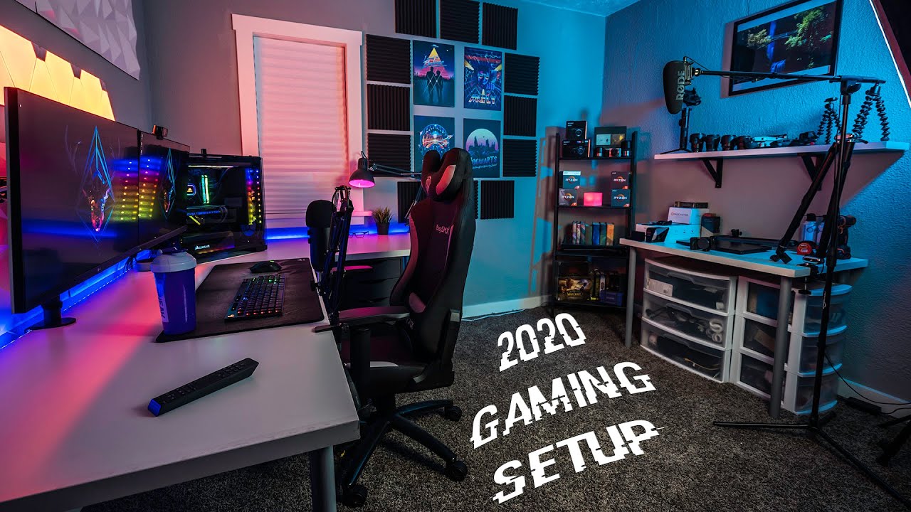 I BUILT MY DREAM GAMING & EDITING ROOM! | My 2020 Gaming/Streaming/Editing Setup