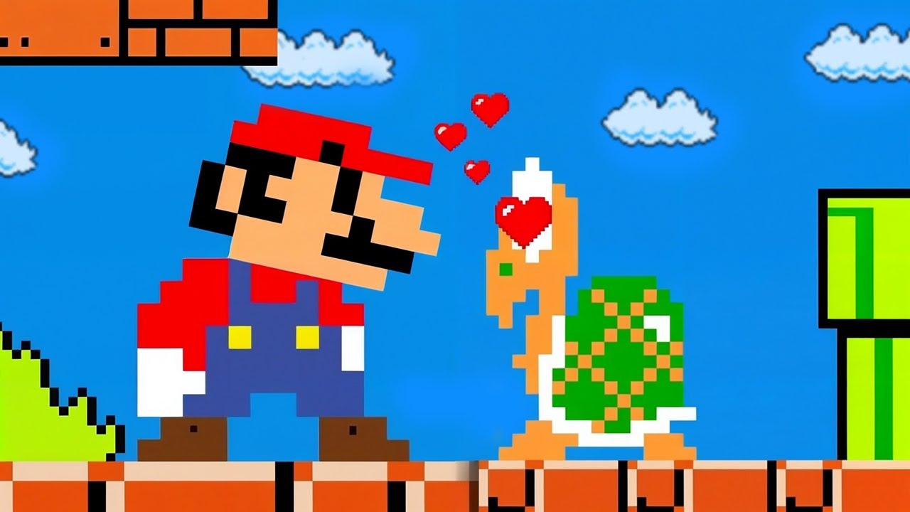 Super Mario Bros. but Everything Mario touch turns to Longer (PART2) | Game Animation