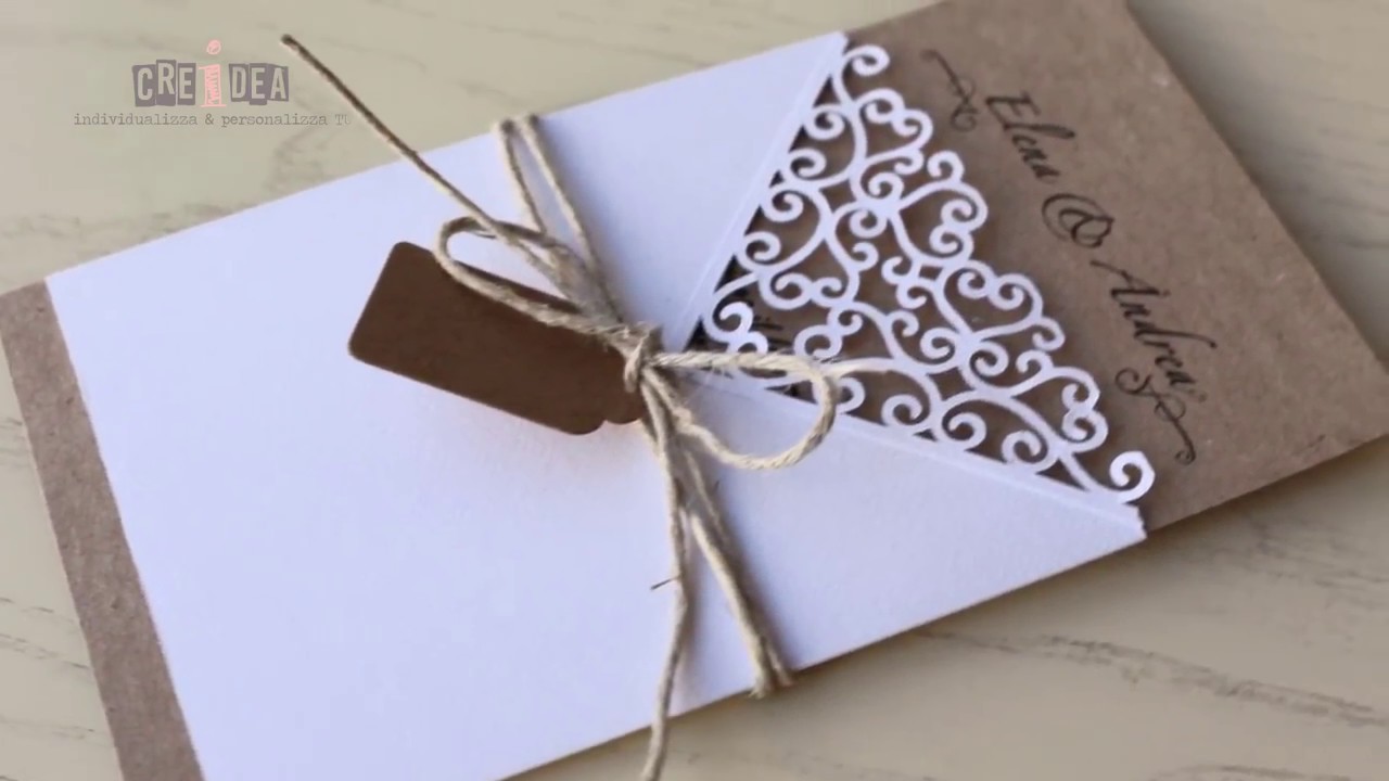DIY Shabby chic Wedding Invitation Card - Partecipazione matrimonio fai da te Shabby 7