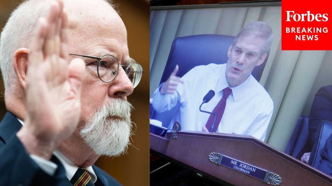 JUST IN: John Durham Testifies To Congress On FBI's Trump-Russia Probe &mdash; Part 1