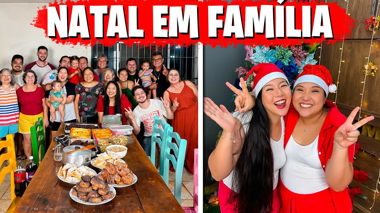 VLOG COMEMORANDO O NOSSO NATAL EM FAMÍLIA | Blog das irmãs