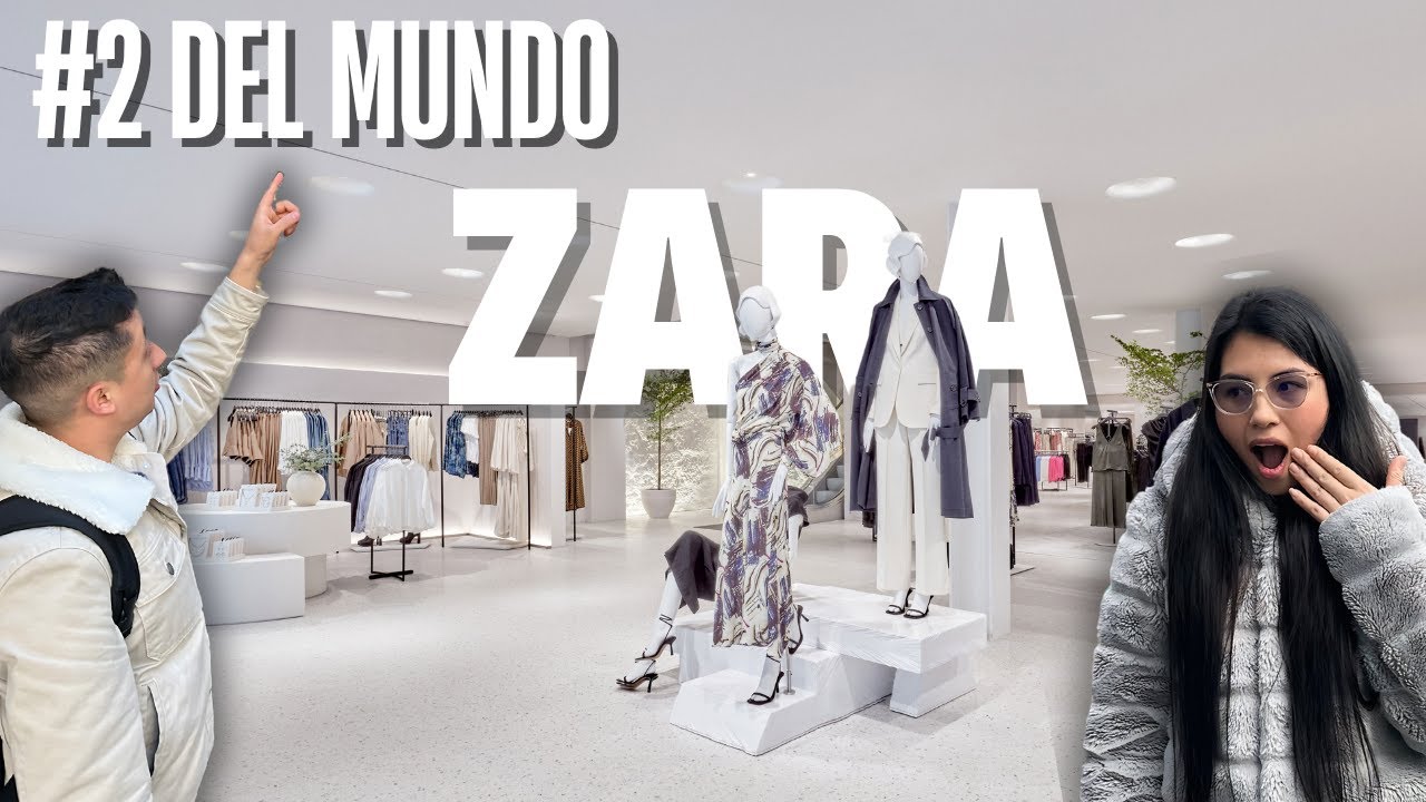 El segundo ZARA M&Aacute;S GRANDE del mundo 🧥🌍 | Maik y Cami