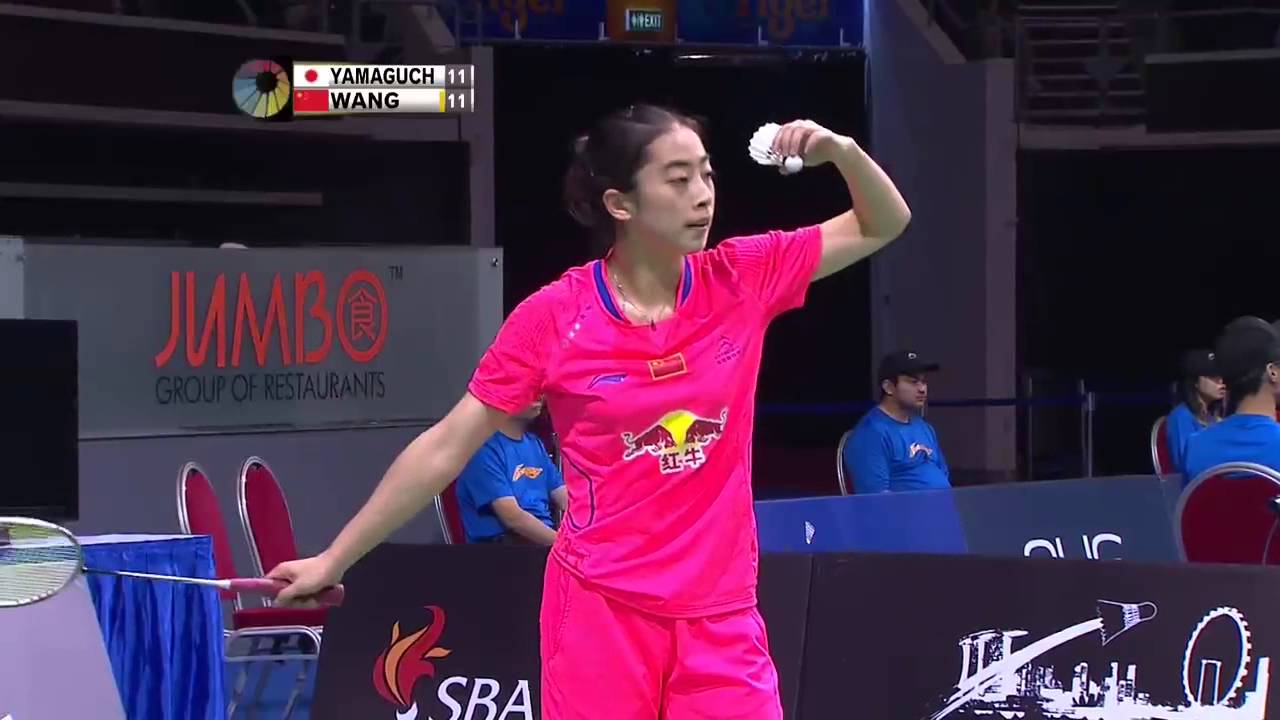 Akane Yamaguchi vs Wang Shixian | WS QF Match 1 - OUE Singapore Open 2015