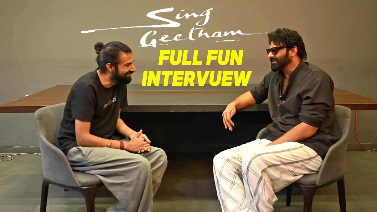 Prabhas and Nag Ashwin Interview | Sing Geetham Movie | News Buzz