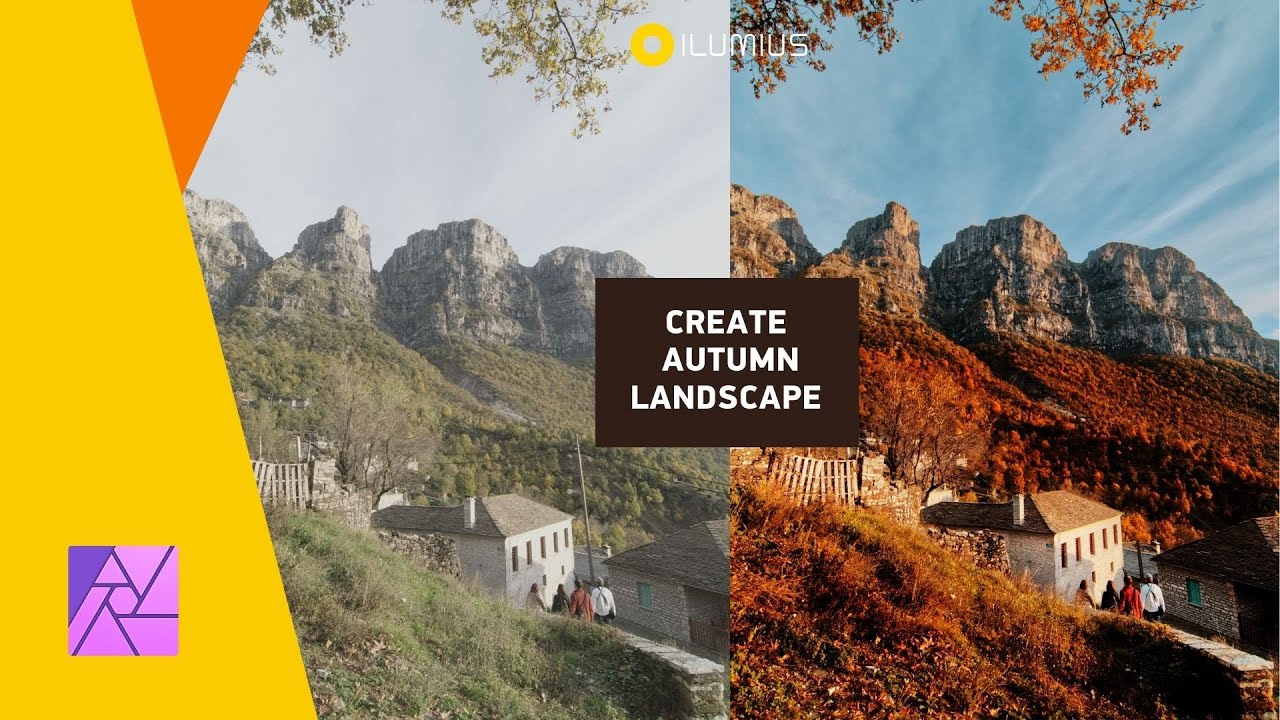 Raw Edit 010: Autumn Landscape edit with Affinity Photo
