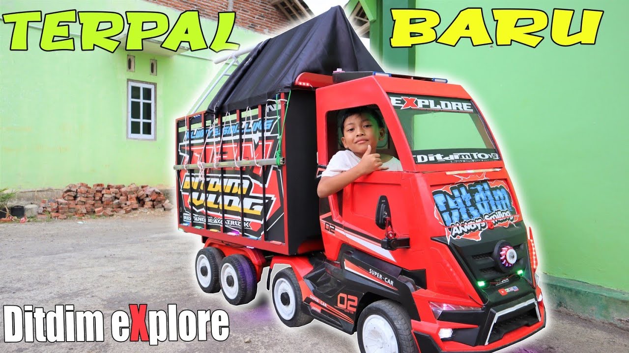 terpal baru di truk aki besar dimas