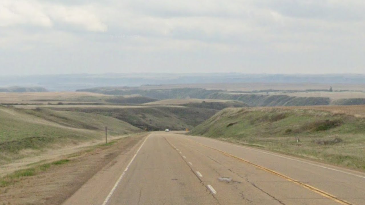 Driving from Edmonton to Drumheller