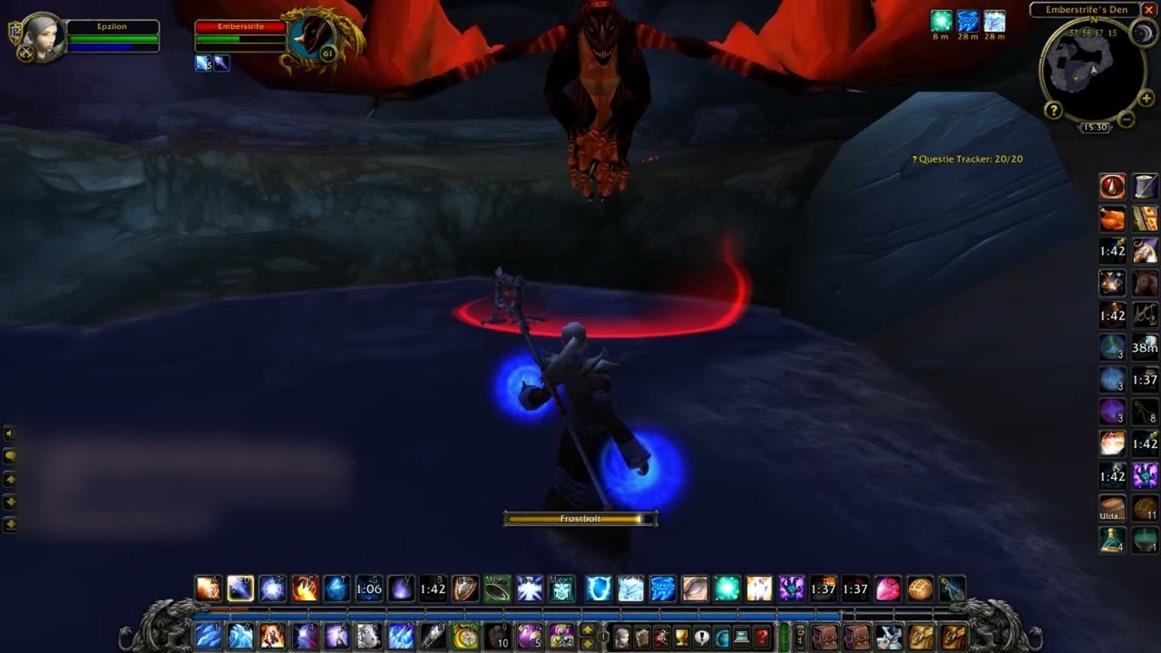 Seal of Ascension Key to UBRS Part 2 - Emberstrife - Classic WoW - SOLO - Frost Mage