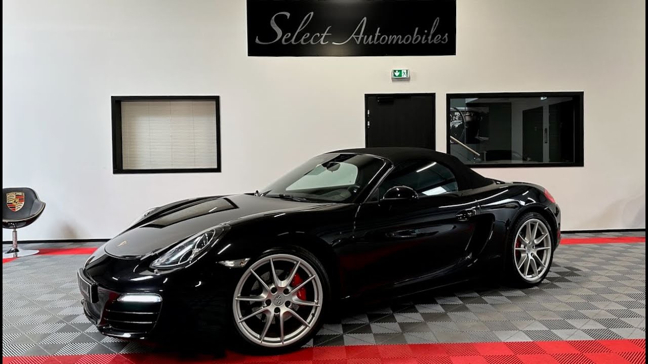Superbe Porsche Boxster 981 S 3.4 315ch: PDLS/PDK/PCM/Chrono/Cuir étendu...+ suivi exclusif Porsche!