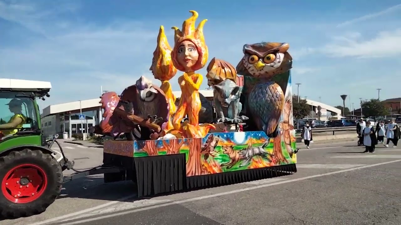 carnevale di isola della scala 2024 parte 3 ultimi carri allegorici
