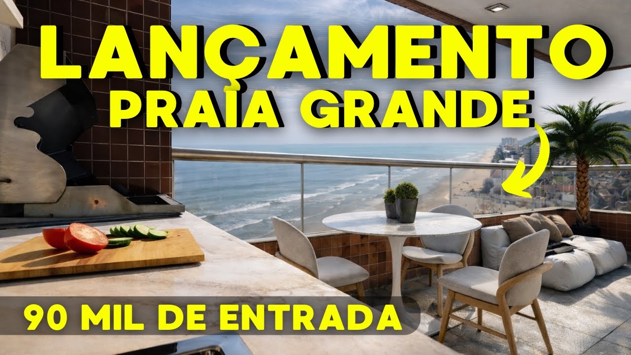 APARTAMENTO FRENTE MAR NA PRAIA GRANDE | LANÇAMENTO PARQUE DAS ARAUCÁRIAS 