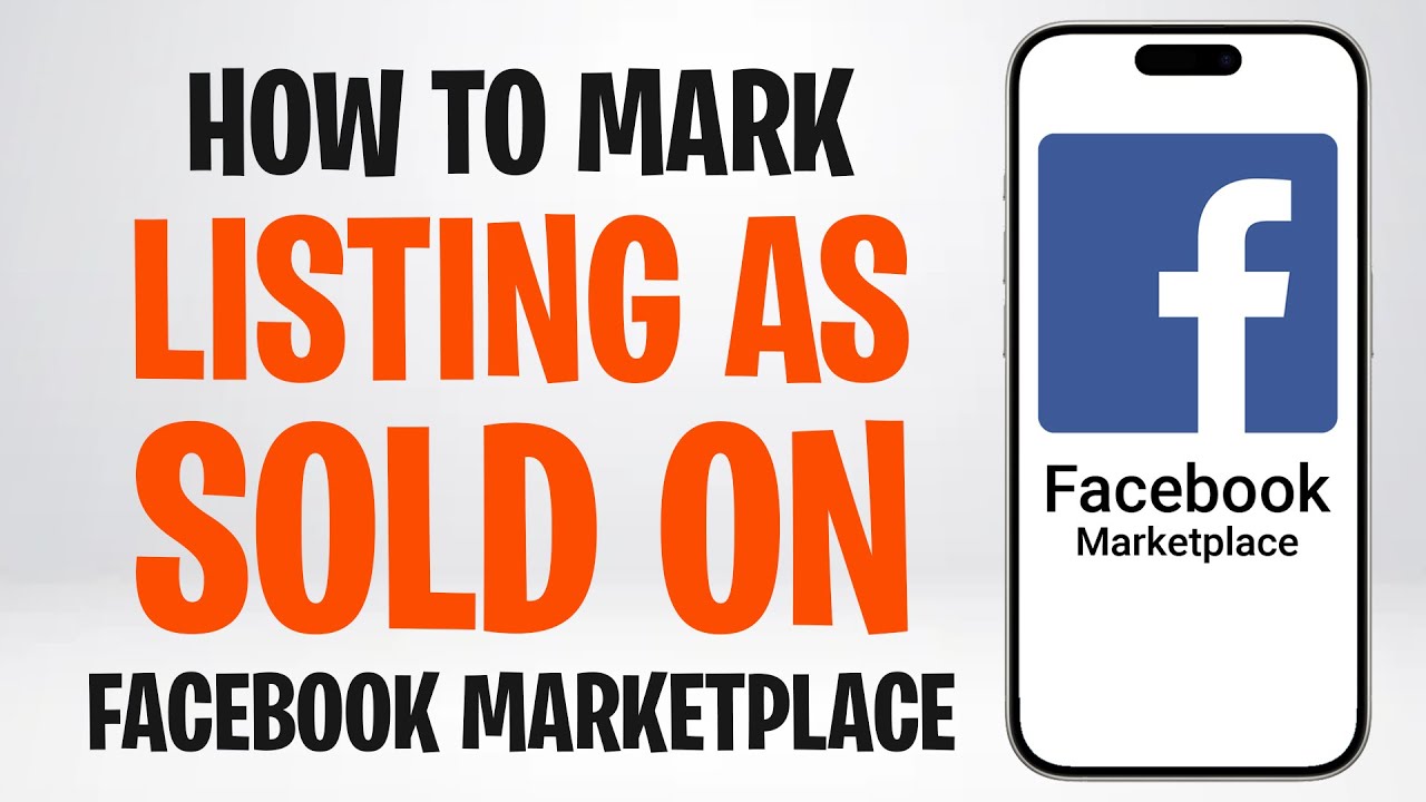 How to Mark a Facebook Marketplace Listing as Sold (2026) ✅