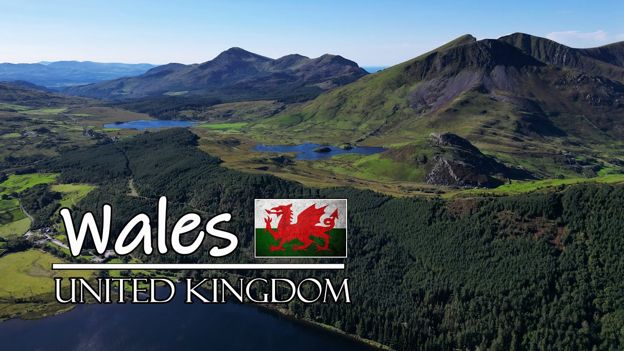 🏴󠁧󠁢󠁷󠁬󠁳󠁿 Wales Aerial Tour - Eryri/Snowdonia - 4k Drone