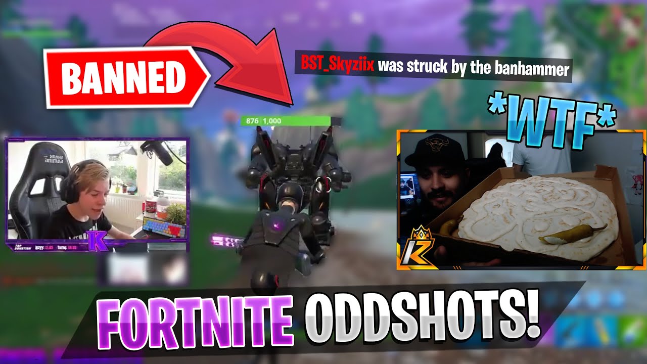 HAN BLIR *BANNAD* I EN FIGHT & KEVZTER F&Aring;R DEG AV ONLINEPIZZA! - Svenska Fortnite Oddshots #120