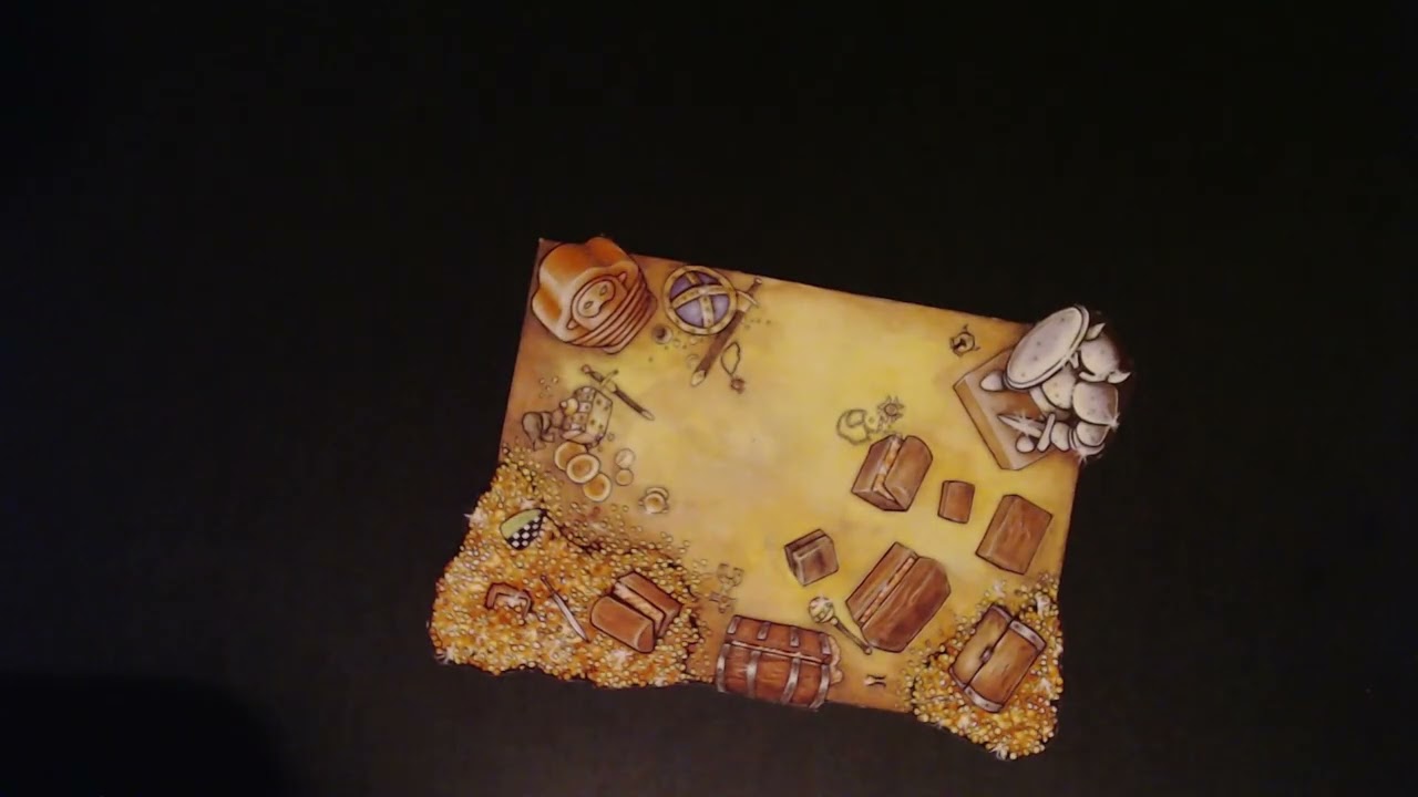 Vintage Warhammer RPG Dungeon 2D Tile Tour