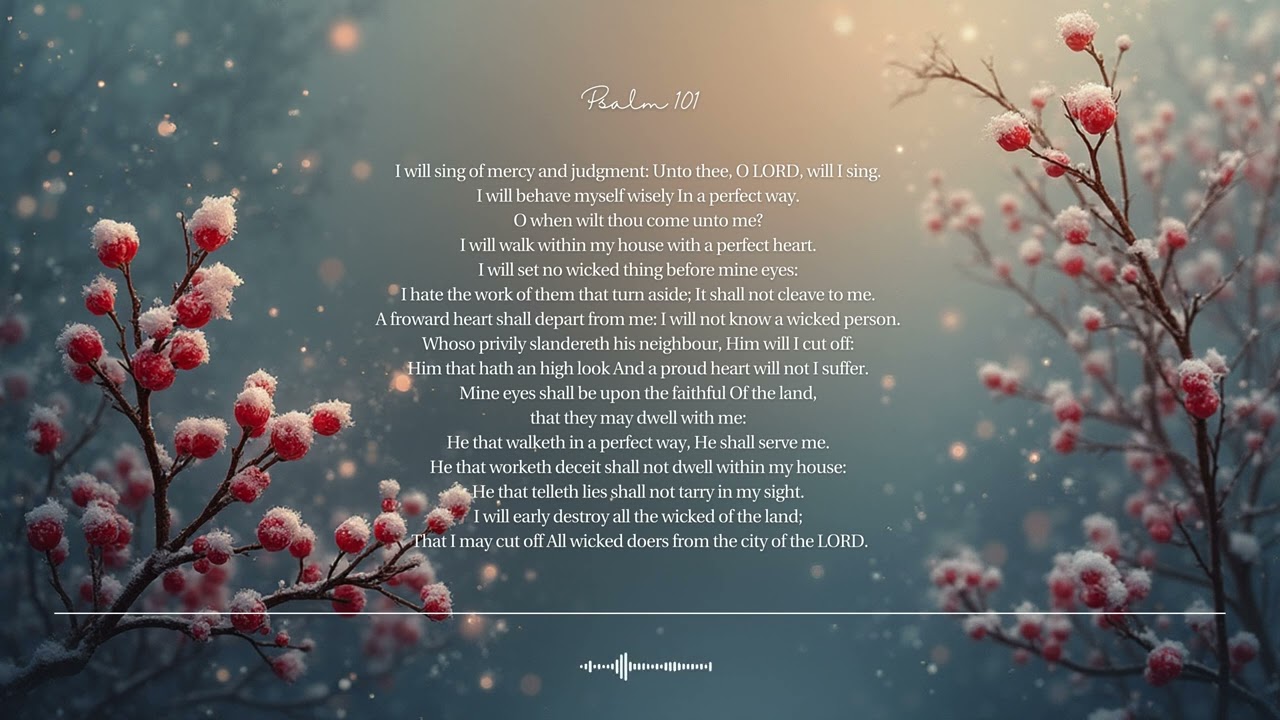 🌿 Psalm 101 | Kindness and Justice | Bible Scripture Song CCM · Shuli Bible