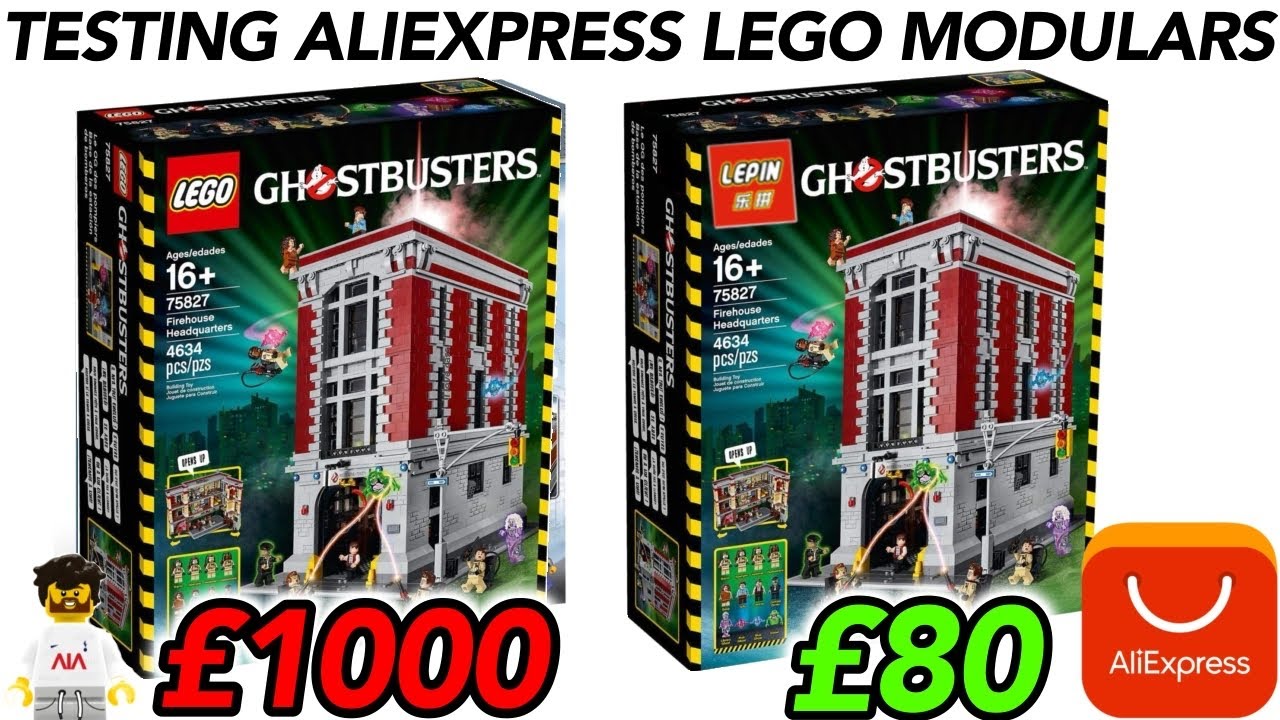 Testing AliExpress Fake Lego | Modular Ghostbusters Headquarters Review