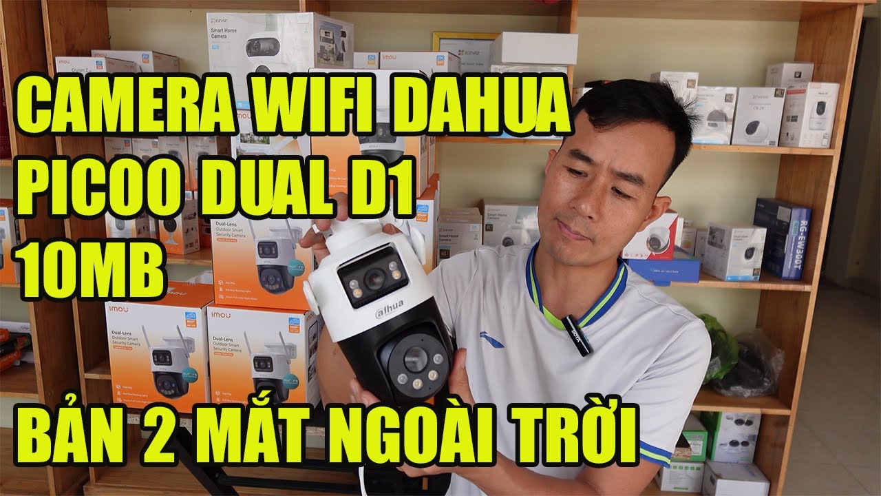 CAMERA WIFI DAHUA PICOO DUAL D1, DH-P5D-5F-PV, BẢN 2 MẮT NGOÀI TRỜI