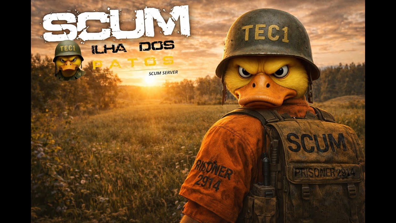 SCUM AO VIVO - PATINHO FEIO NA ILHA dos PATOS PVE
