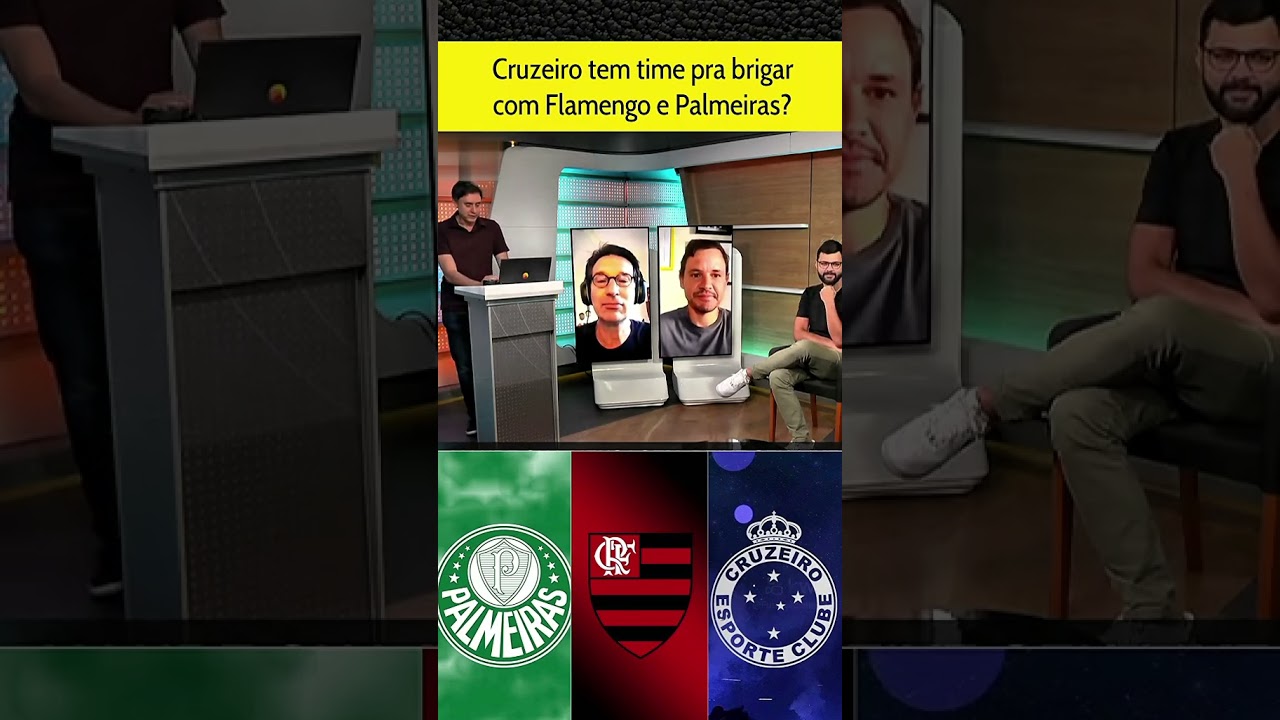Cruzeiro tem time pra bater de frente com o Palmeiras e Flamengo 