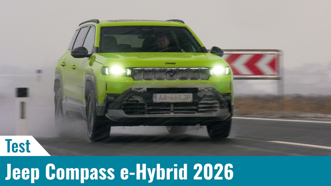 Jeep Compass e-Hybrid 2026 TEST: Od podlahy odlišný a výrazne väčší
