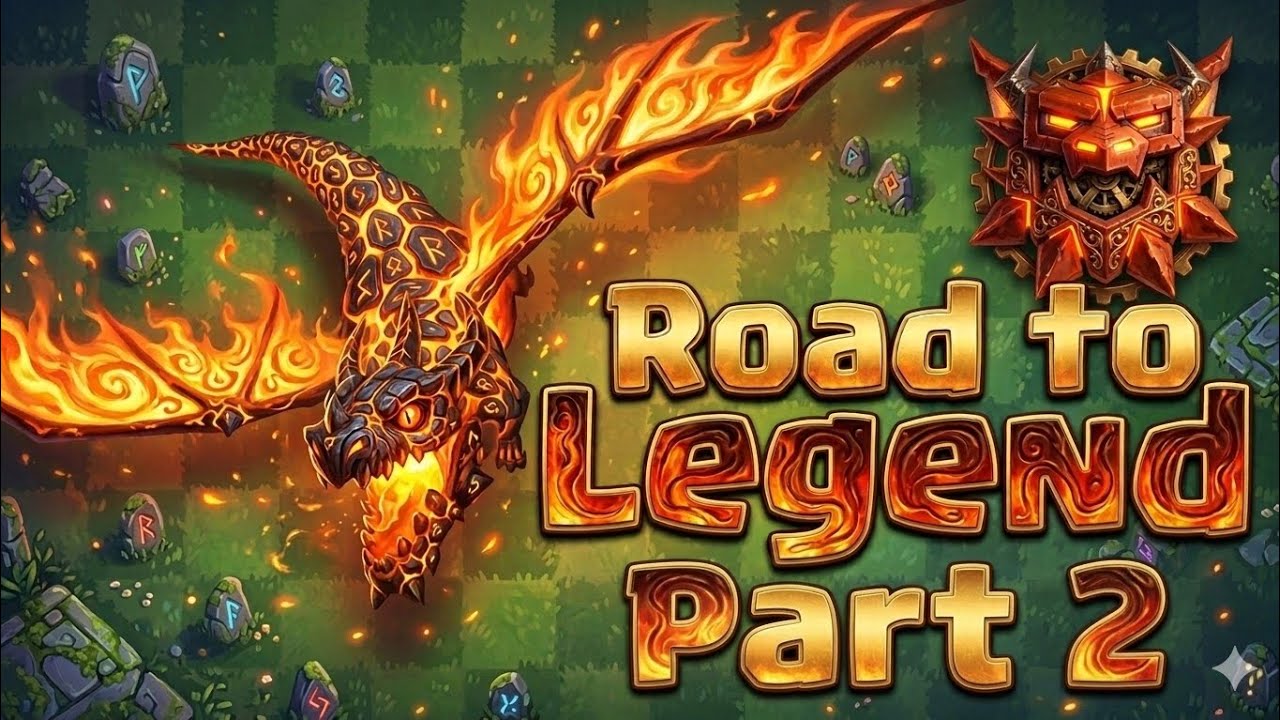 Road to legend leauge part 2 Super Dragon attack